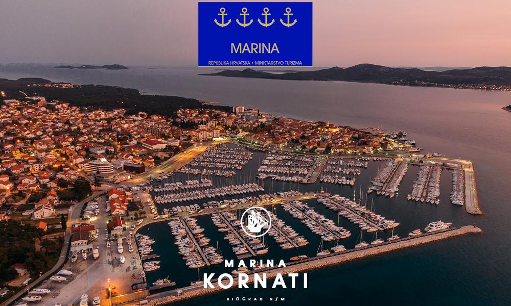 Marina Kornati ha soddisfatto i requisiti per quattro ancore